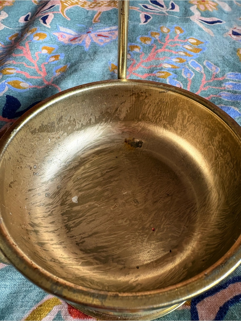 3/$10 Vintage Brass Tone Multi Candle Holder / Pedestal Bowl Decor ✨ - Picture 3 of 4
